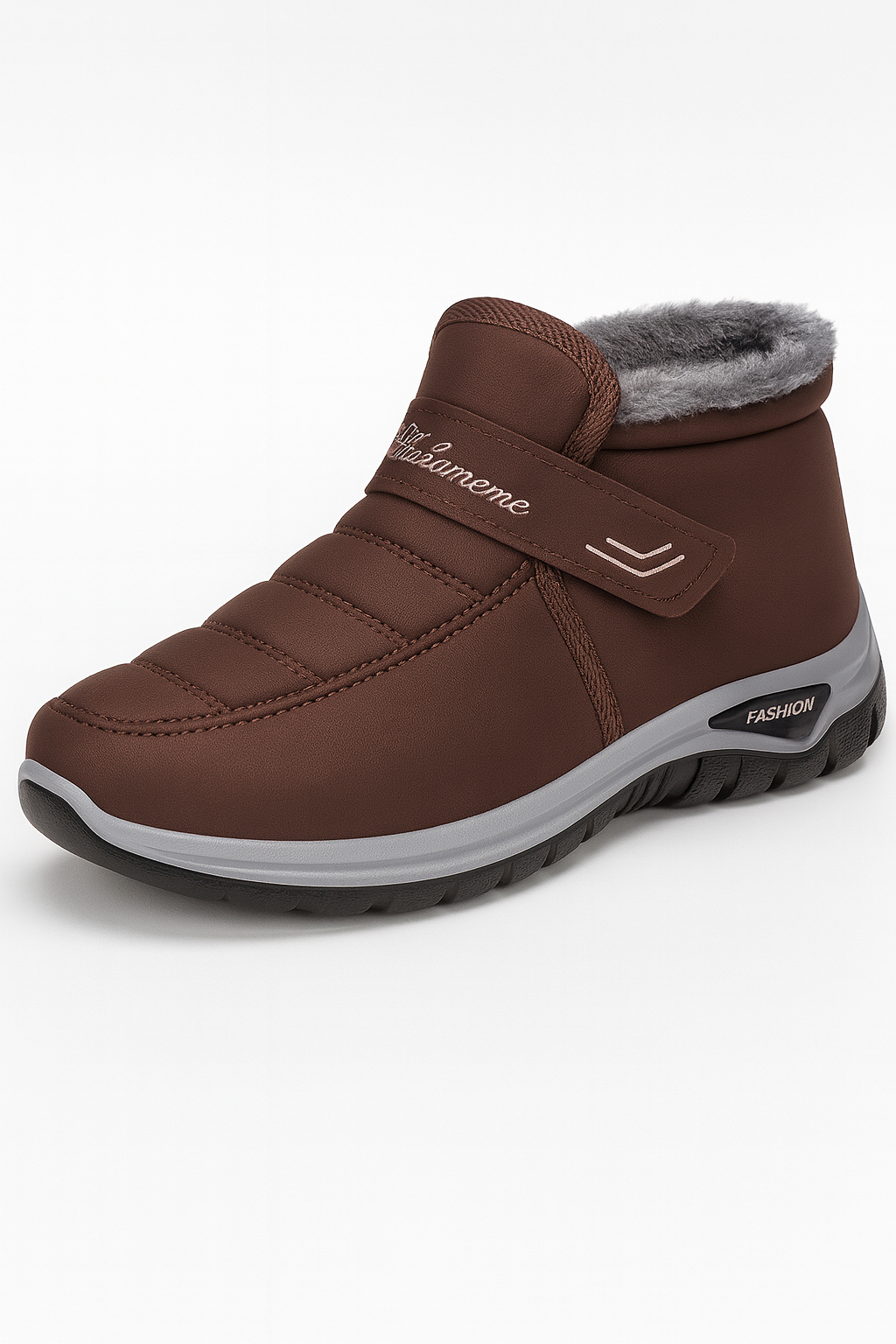 Plush-Lined Winter Ankle Boots