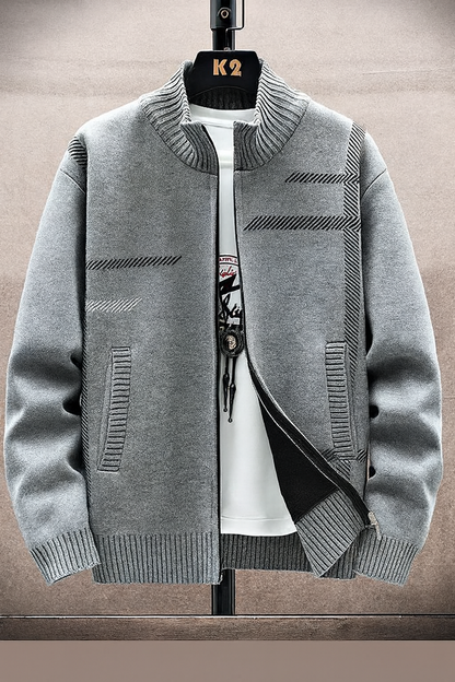 Plush Knitted Cardigan