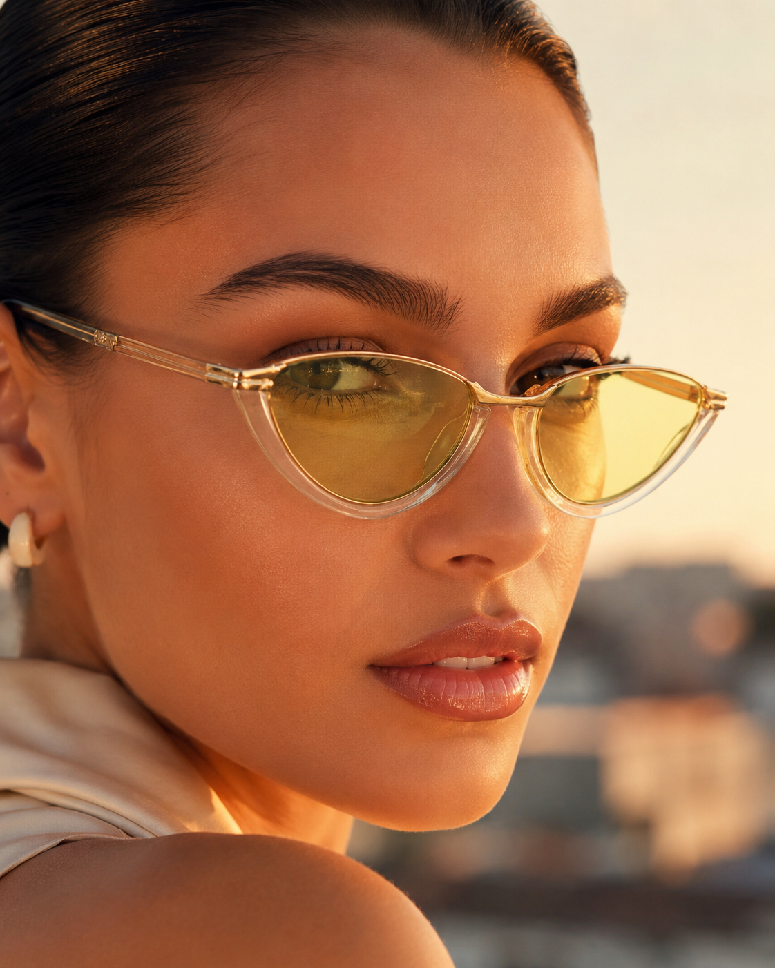 Small Cat Eye Sunglasses