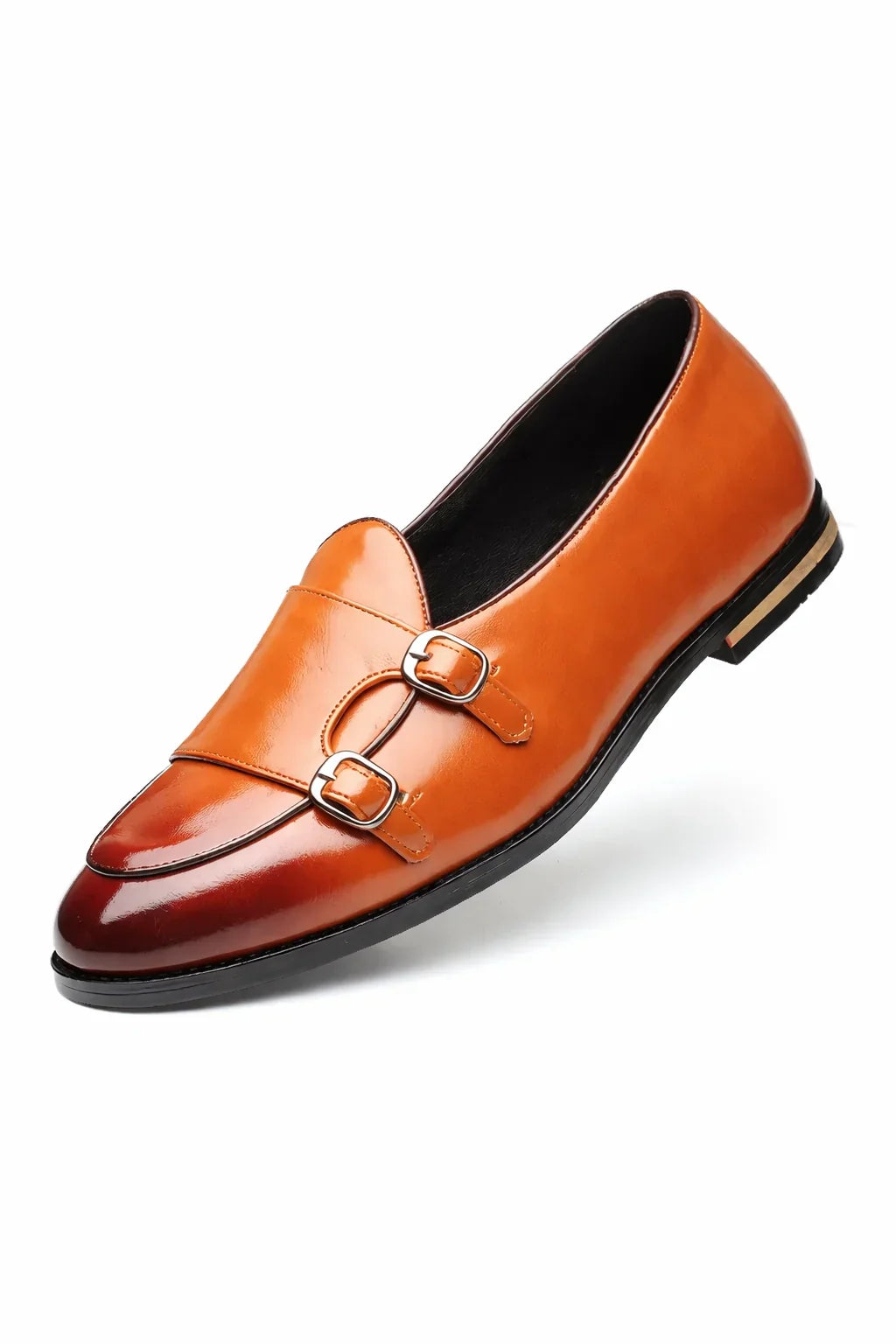 Double Monk Loafer Shoes