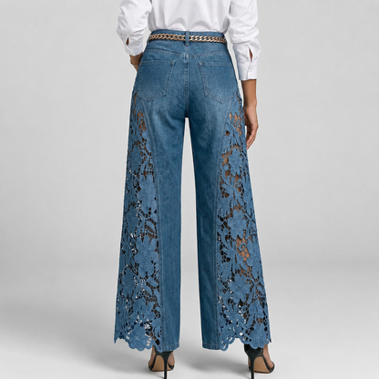 Retro Flared Denim Jeans