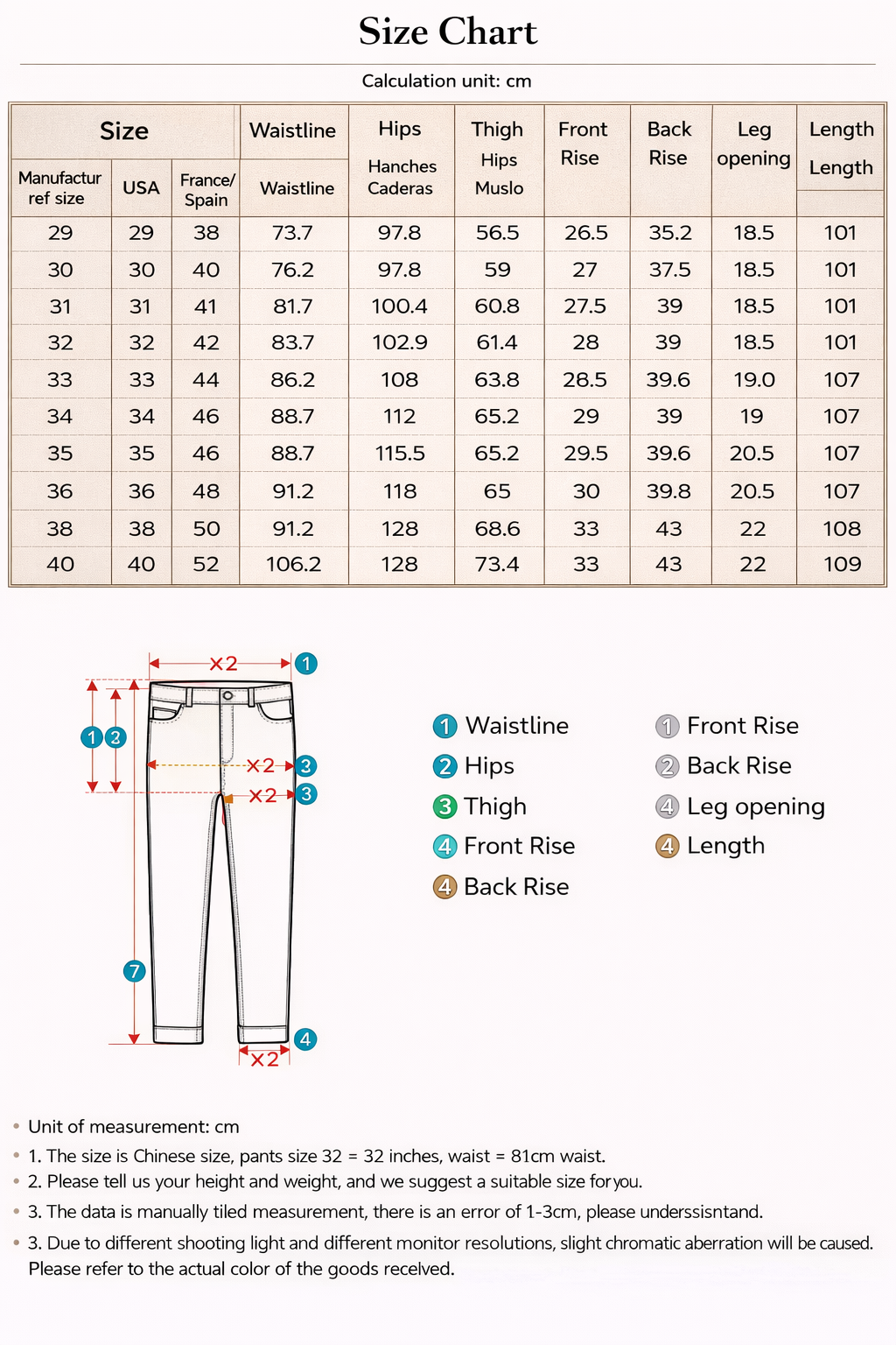 Stretch Denim Jeans
