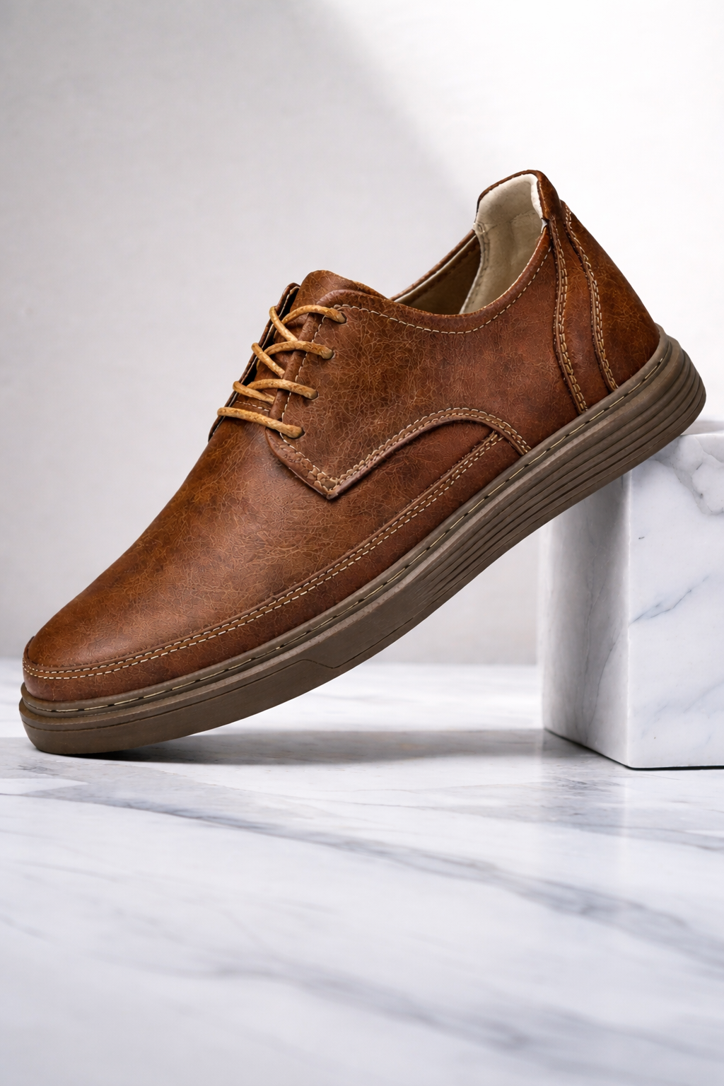 Leather Casual Oxford Shoes