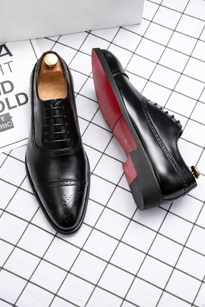 Red Sole Oxford Dress Shoes