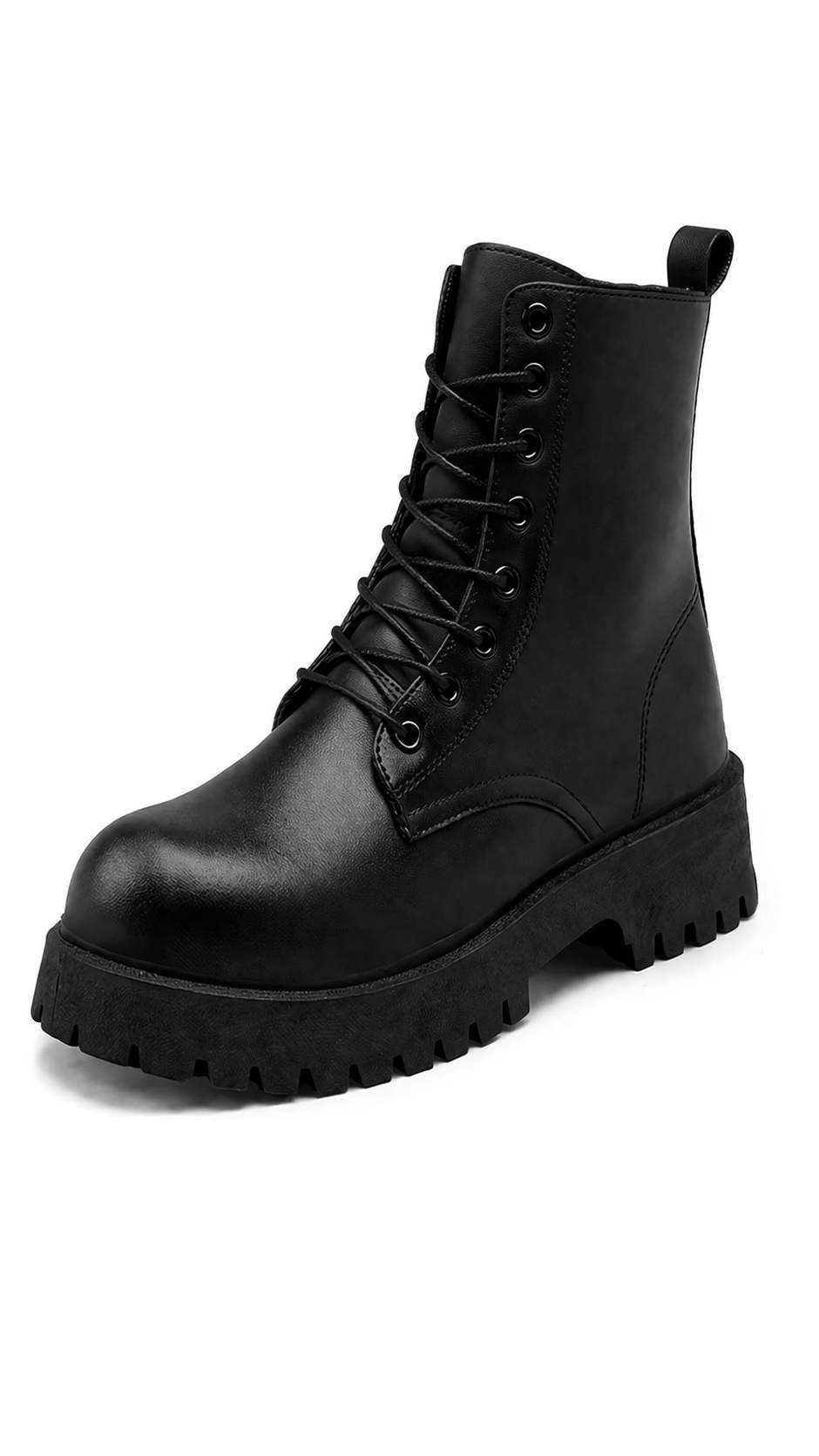 Top Leather Casual Boots