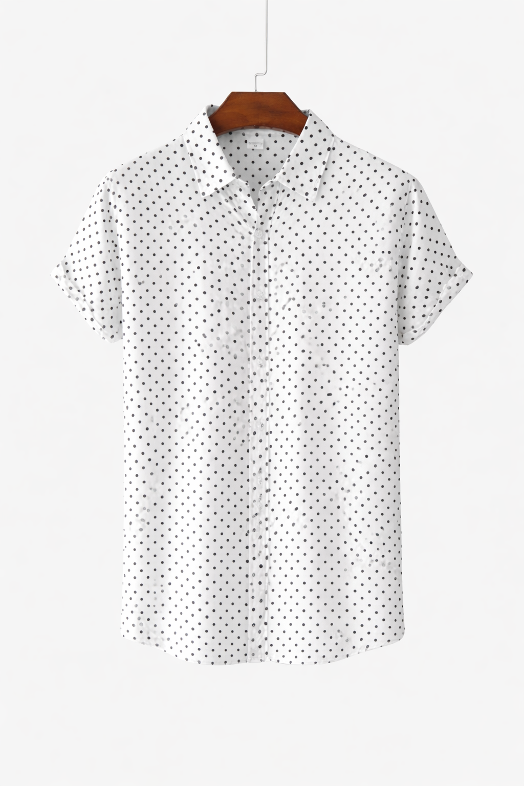 Casual Polka Dot Sleeve Shirt