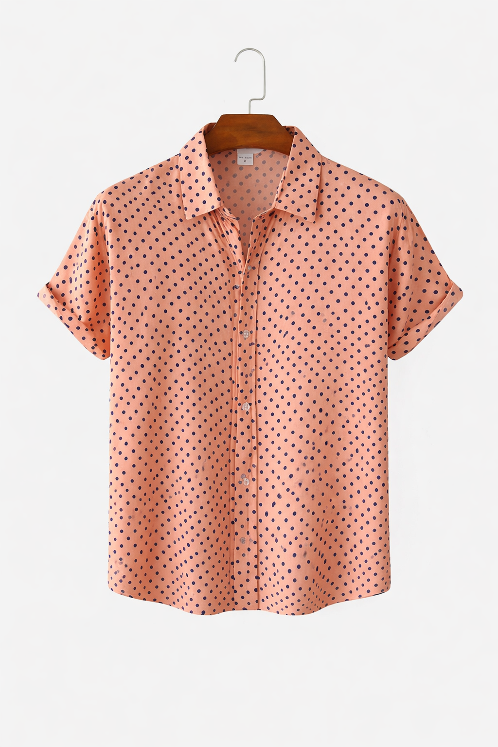Casual Polka Dot Sleeve Shirt