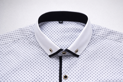 Printed Business Slim Fit Shirt