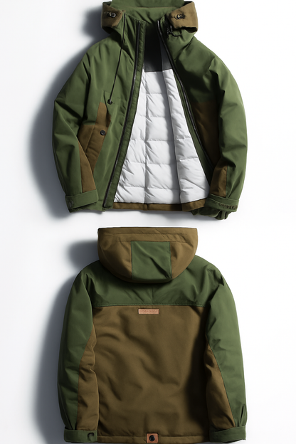 Double Zipper Down Jacket