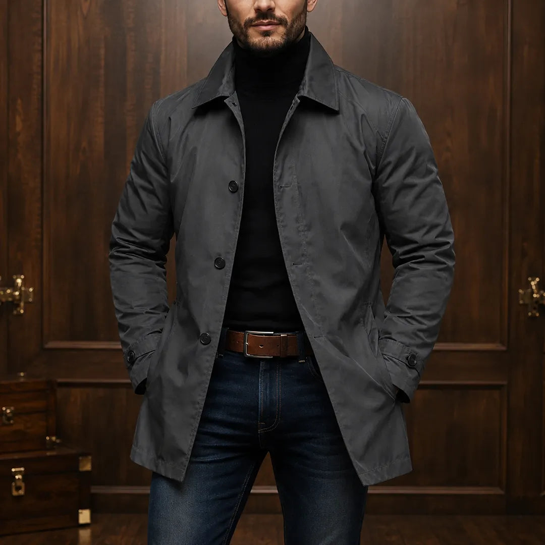 Retro Waterproof Trench Coat
