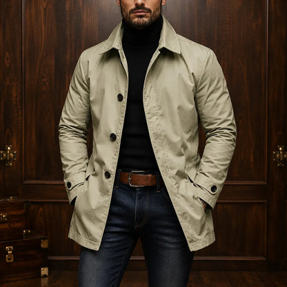 Retro Waterproof Trench Coat