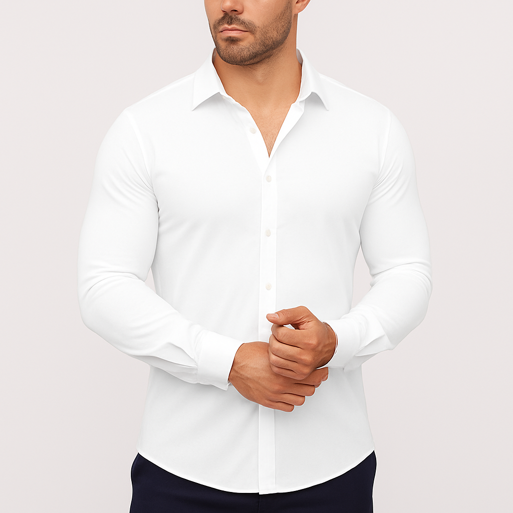 Wrinkle-Free Silky Shirt