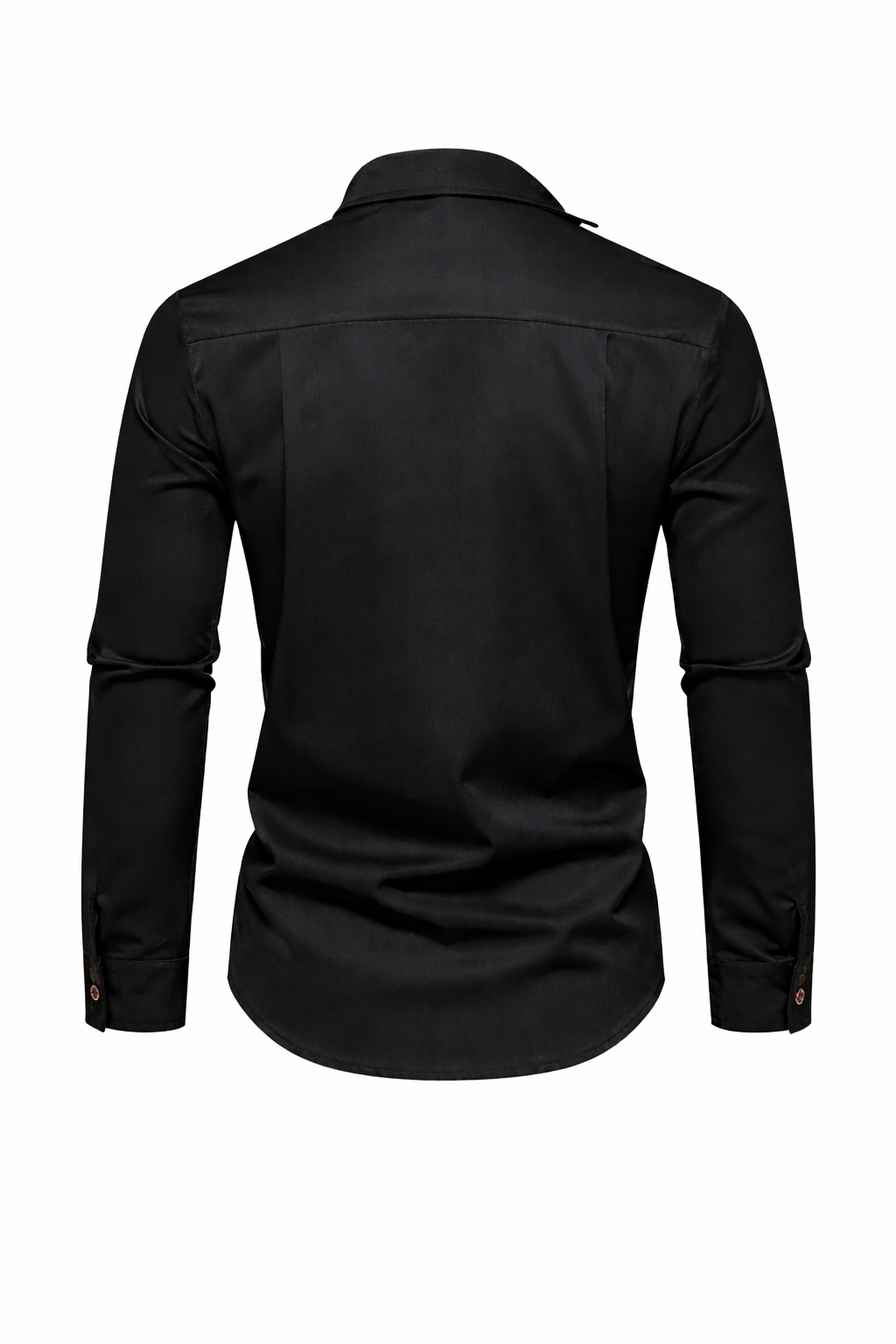 Stand Collar Irregular Button Shirt