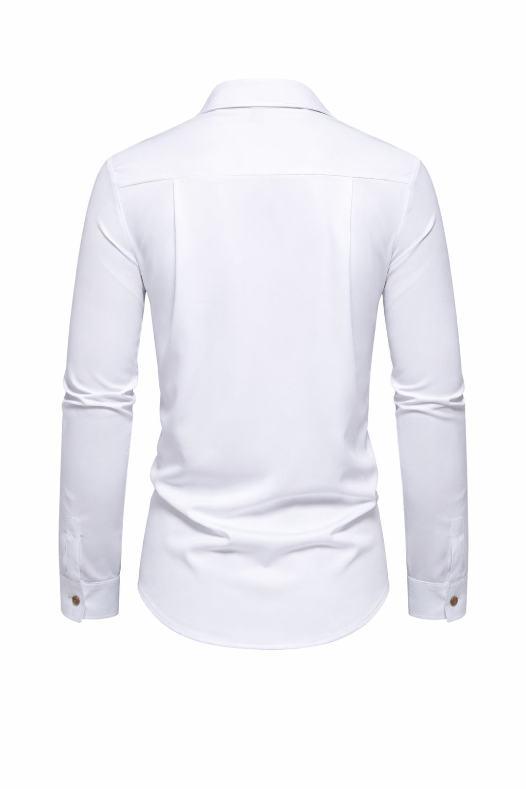 Stand Collar Irregular Button Shirt