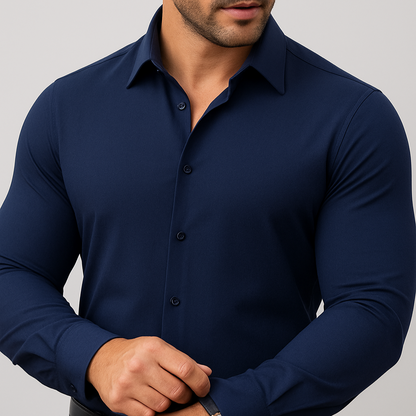 Wrinkle-Free Silky Shirt