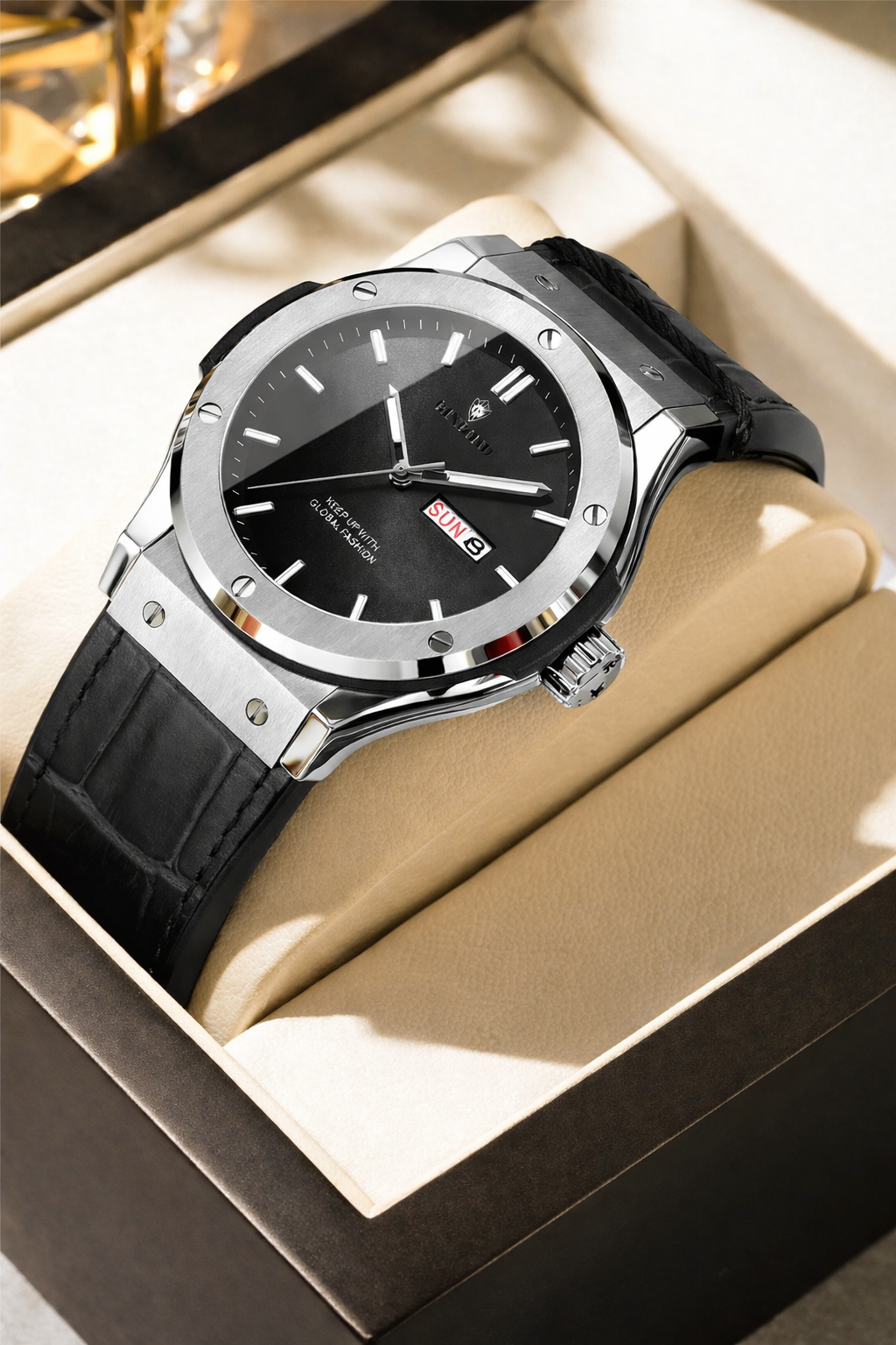 Silicone Strap Quartz Watch