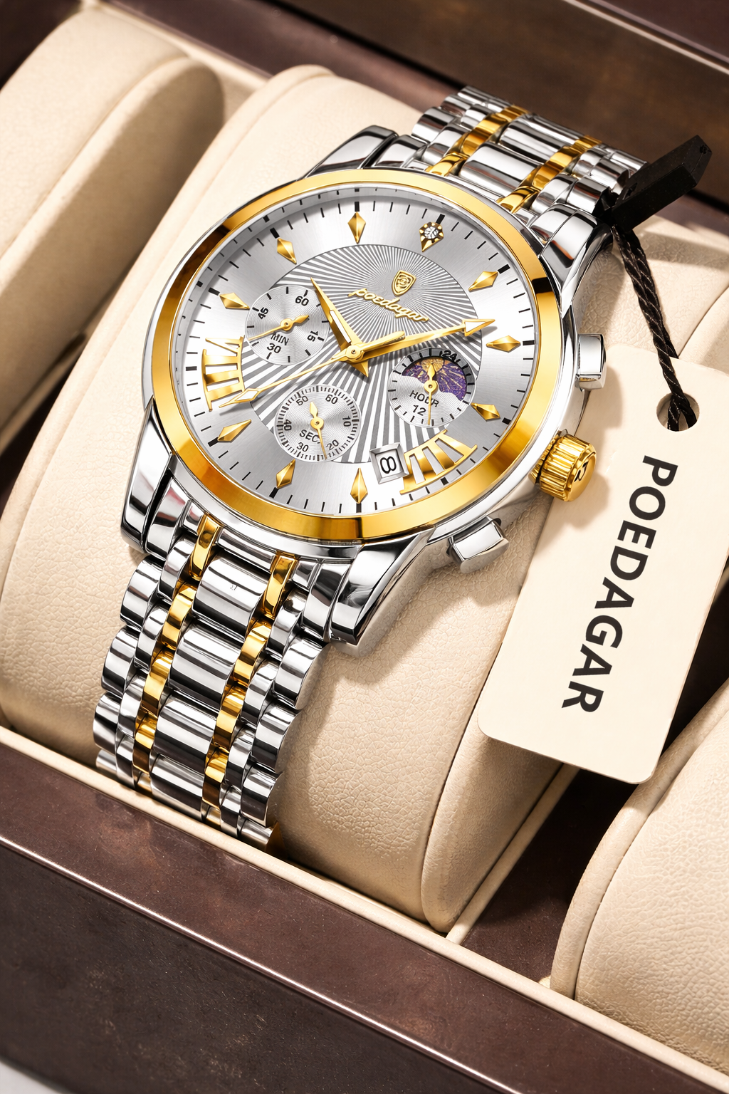 Tactical Stainless Steel Wristwatch