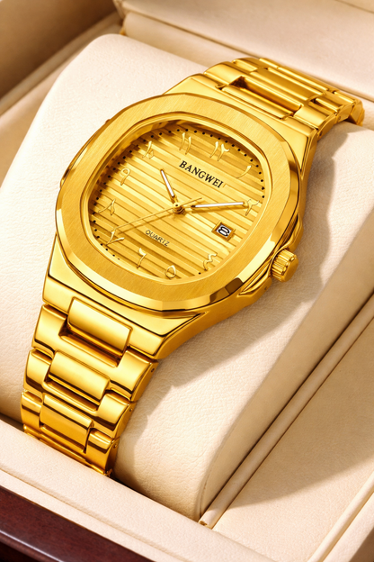 Luminous Luxury Quartz Watch