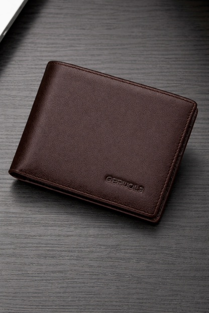 Genuine Leather Slim Wallet