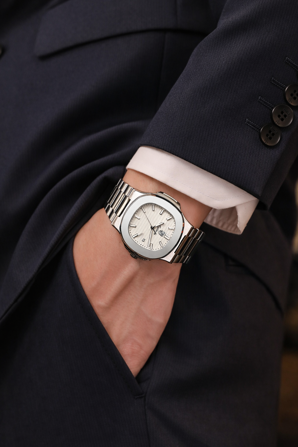 Luxury Square Quartz Wristwatch