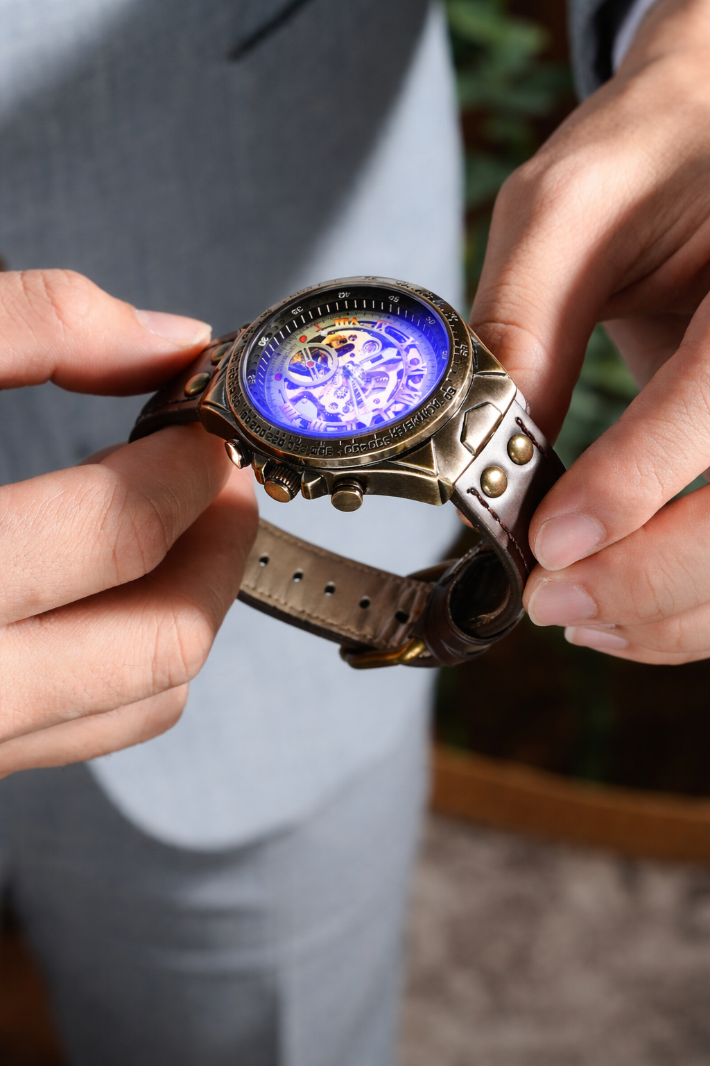 Skeleton Mechanical Watch