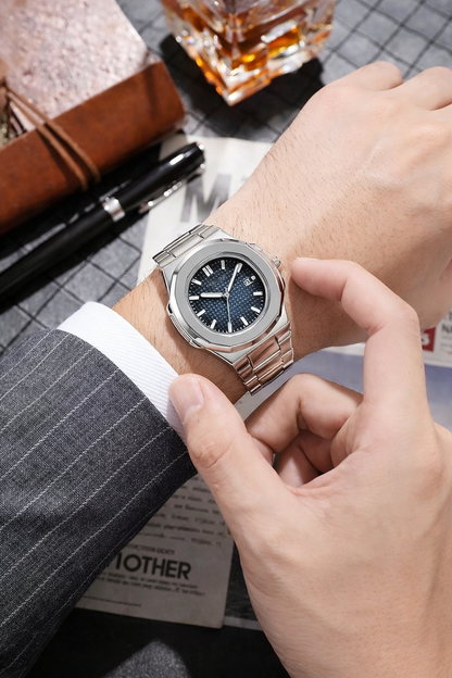 Luxury Square Quartz Wristwatch
