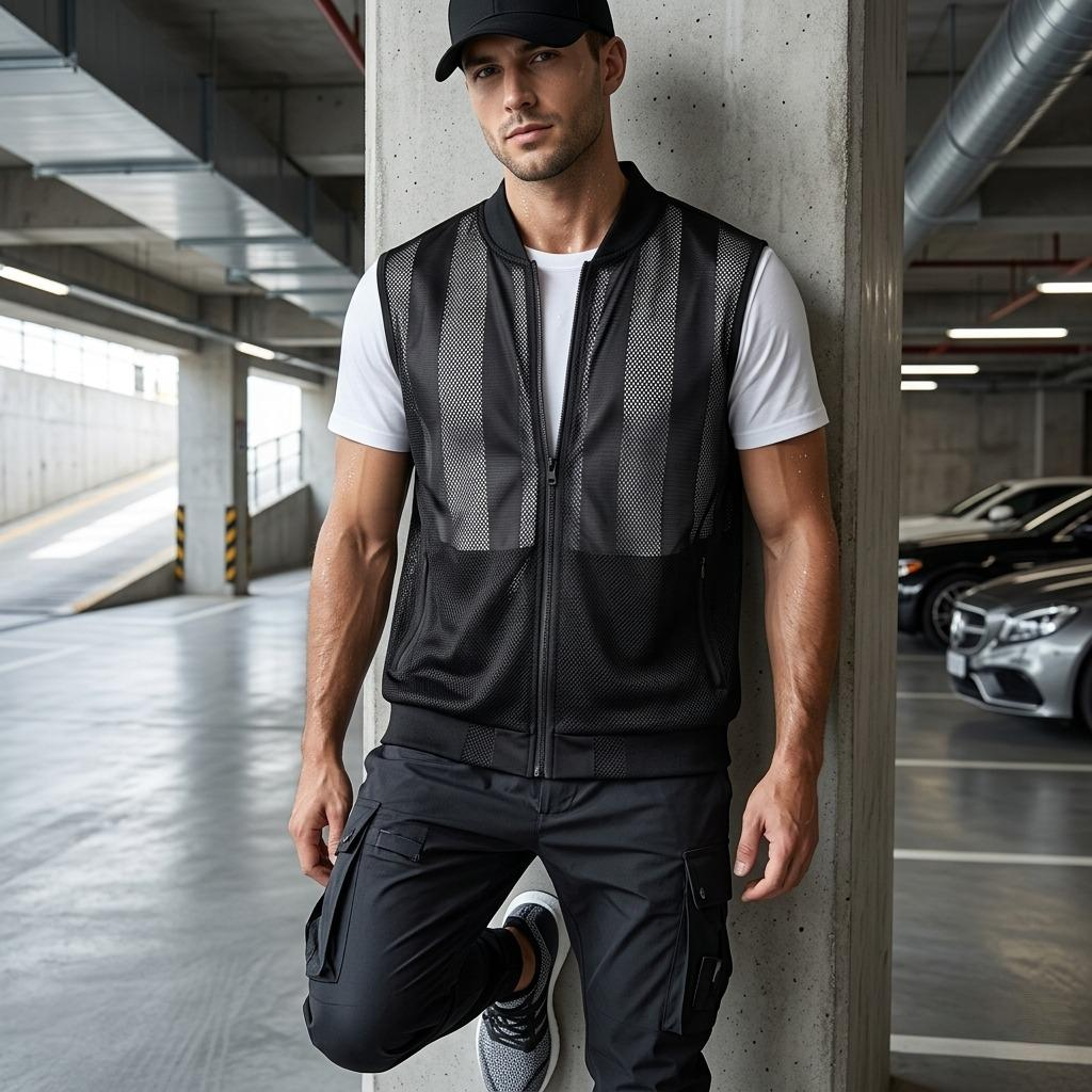 Mesh Hollow Outdoor Waistcoat
