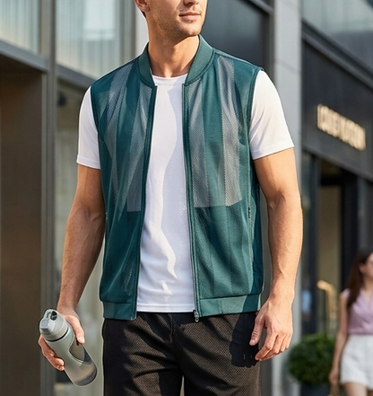 Mesh Hollow Outdoor Waistcoat