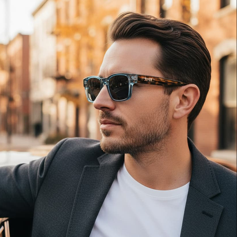 Retro Punk Square Sunglasses