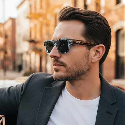 Retro Punk Square Sunglasses