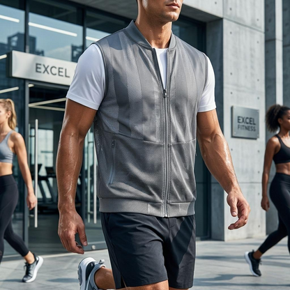 Mesh Hollow Outdoor Waistcoat