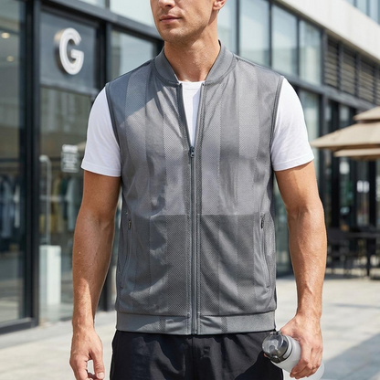 Mesh Hollow Outdoor Waistcoat