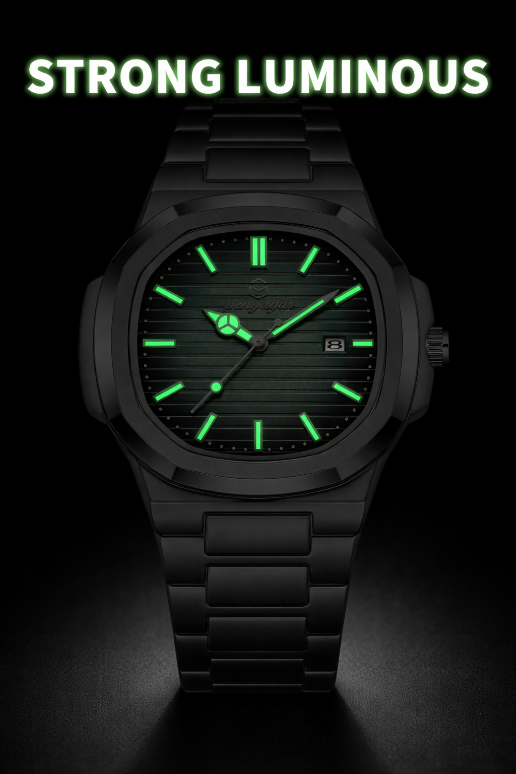 Luxury Square Luminous Watch
