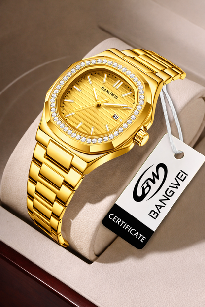 Luminous Luxury Quartz Watch