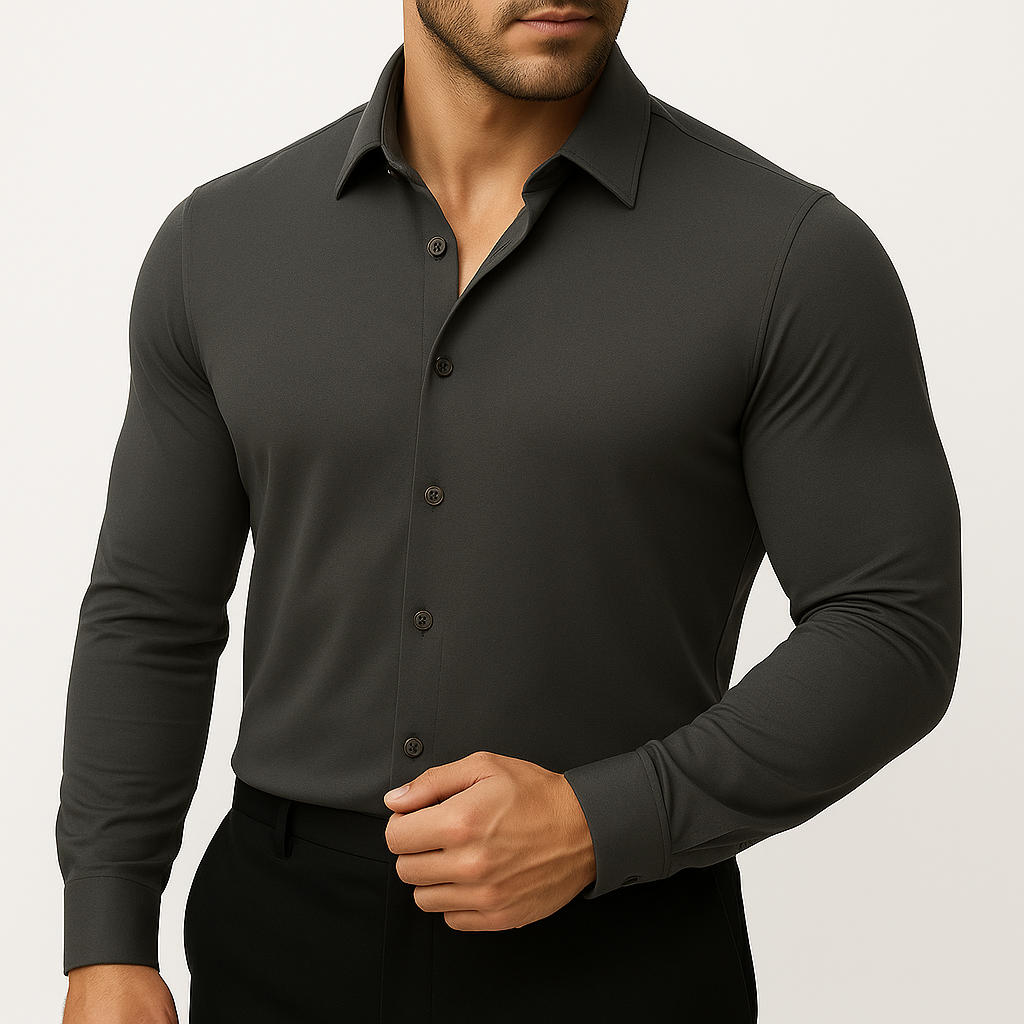 Wrinkle-Free Silky Shirt