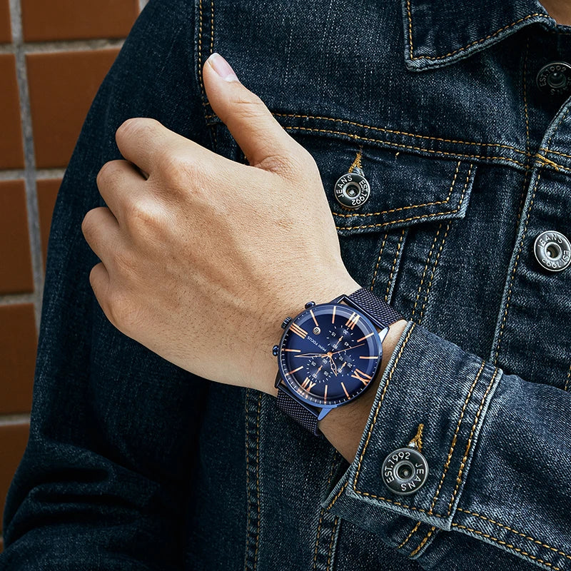 Steel Mesh Belt Watch
