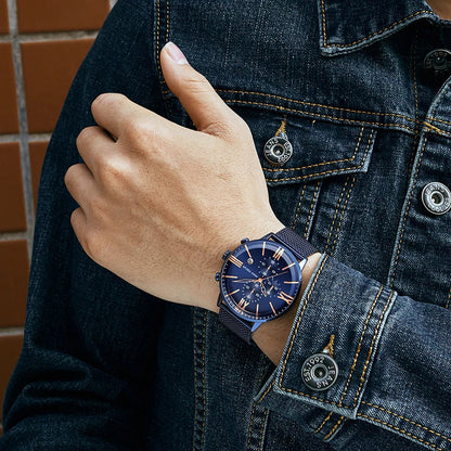 Steel Mesh Belt Watch