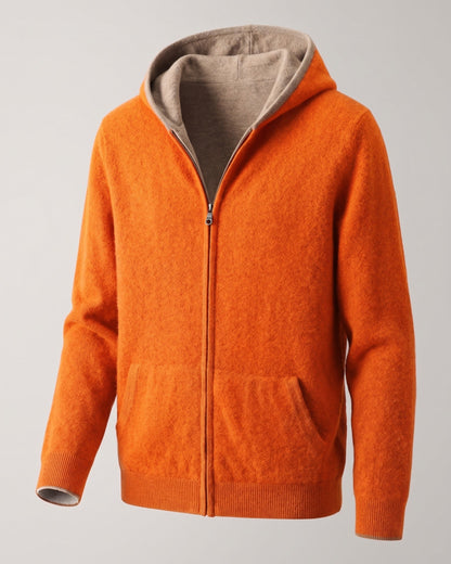 Cashmere Hooded Cardigan