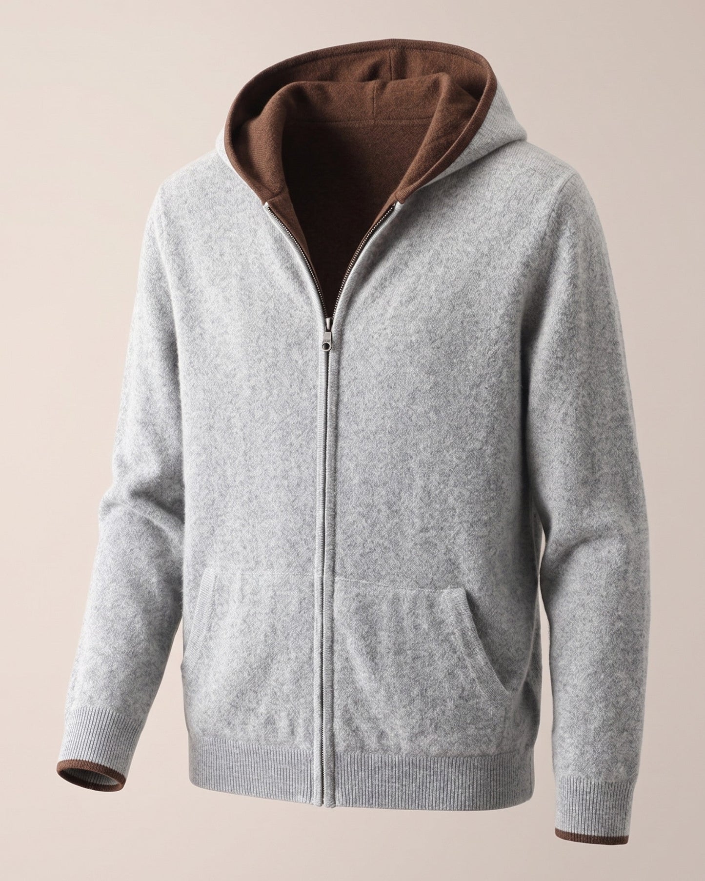 Cashmere Hooded Cardigan
