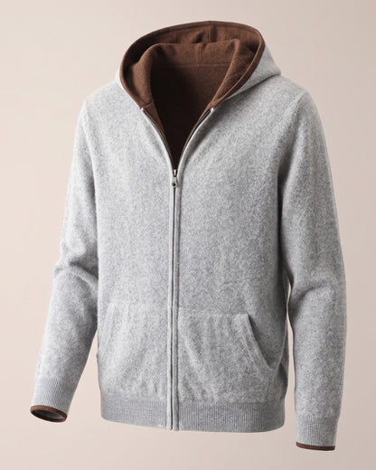 Cashmere Hooded Cardigan