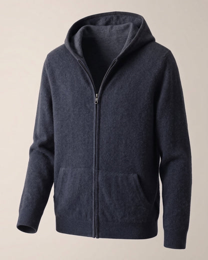 Cashmere Hooded Cardigan