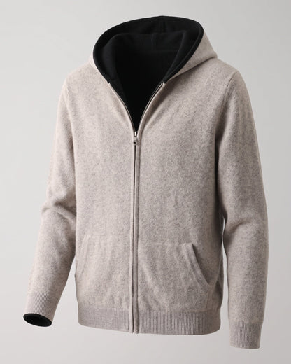 Cashmere Hooded Cardigan