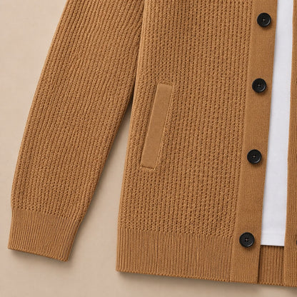 Casual Single Breasted Sweatercoat