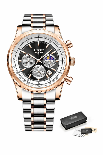 Luxury Chronograph Quartz Watch