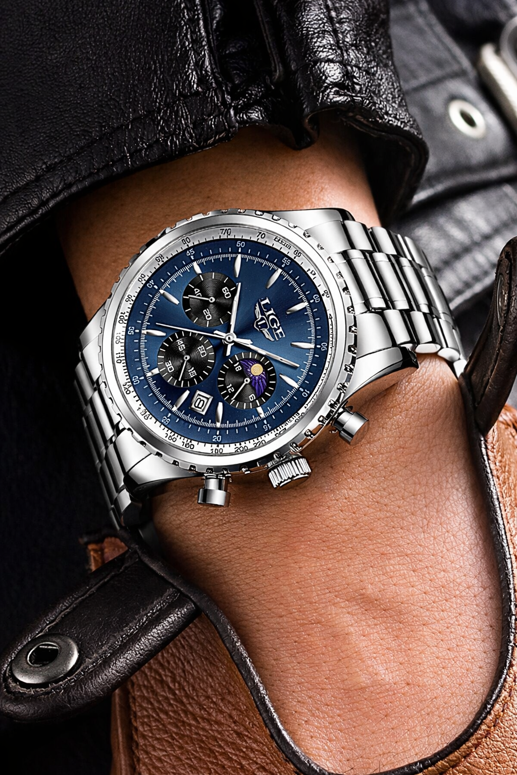 Luxury Chronograph Quartz Watch