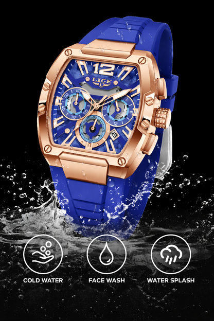 Military Chronograph Strap Watch
