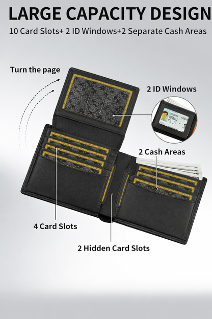 Genuine Leather Slim Wallet