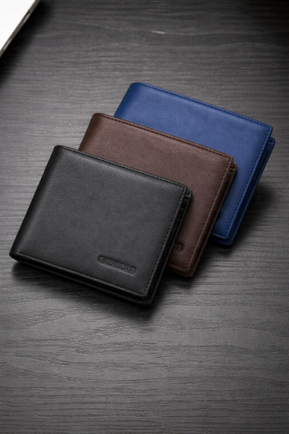 Genuine Leather Slim Wallet