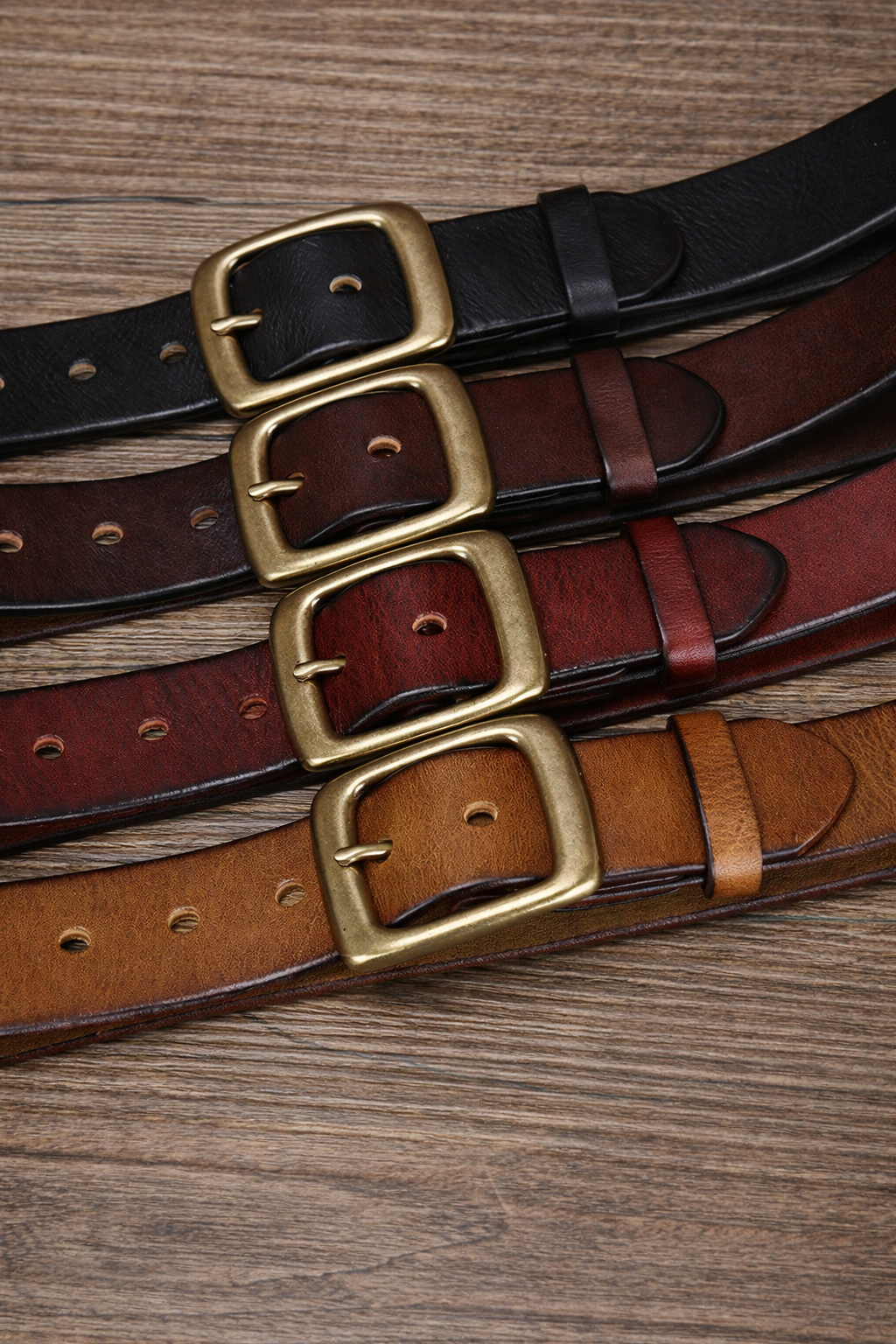 Retro Cowskin Leather Belt