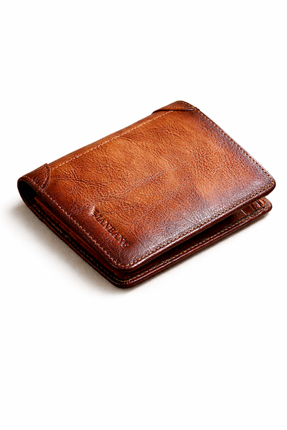 Leather Trifold Wallet